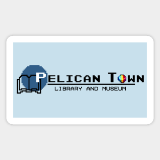 Pelican Town Museum and Library Logo Sticker